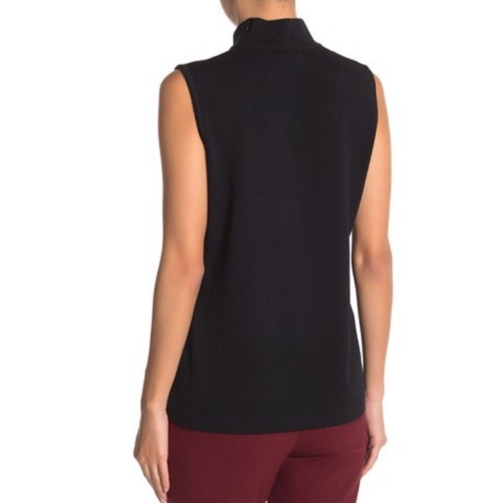 St. John Black Knit Tank Top - Picture 2 of 5